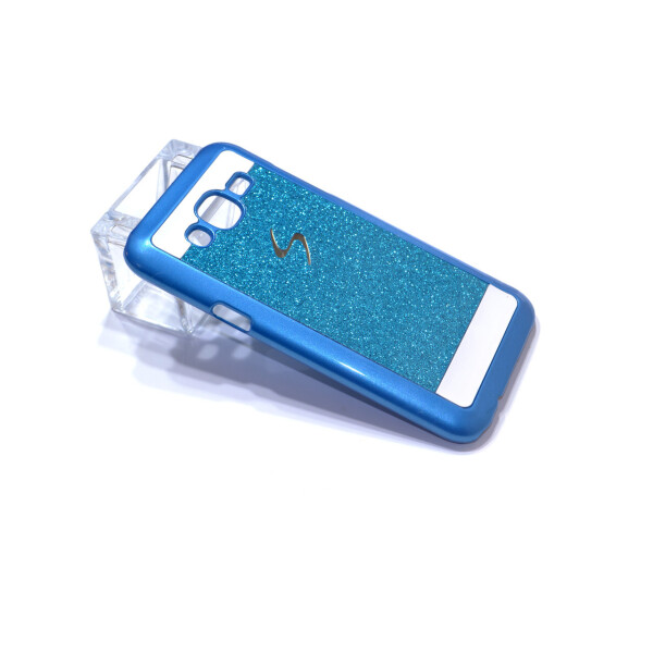 

Чехол для Samsung Galaxy J5 2015 J500 Блестки S-Line Blue