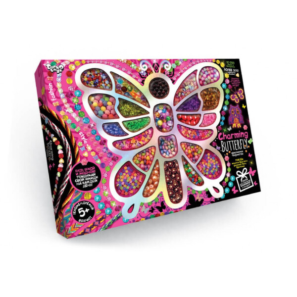 

Набор для творчества Danko Toys Набор бисера "Charming Butterfly" 7269DT