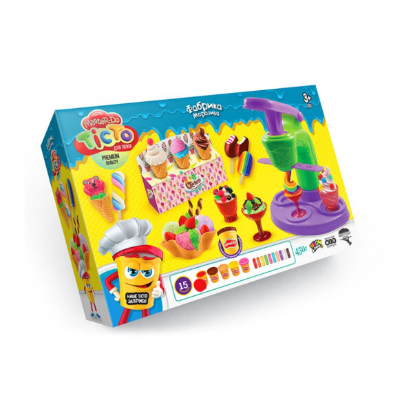 

Набор для творчества Danko Toys Тесто для лепки "Master Do" Фабрика мороженого TMD-06-01