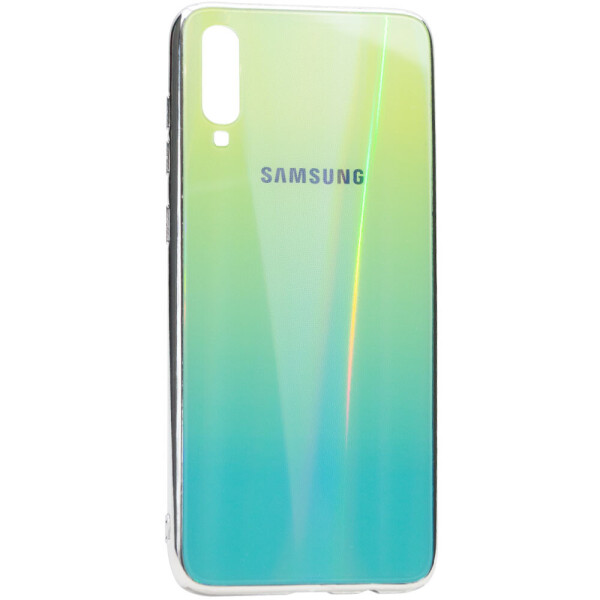 

TPU+Glass чехол Gradient Aurora с лого для Samsung Galaxy A70 (A705F)