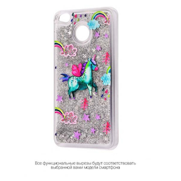 

TPU+PC чехол Liquid (glitter) для Samsung J330 Galaxy J3 (2017)