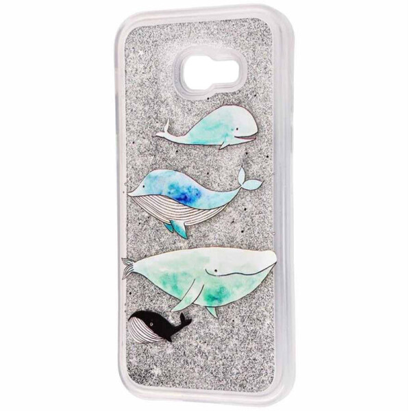 

TPU+PC чехол Liquid (glitter) для Samsung A320 Galaxy A3 (2017)