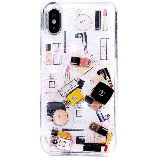 

TPU+PC чехол Liquid (glitter) для Apple iPhone X (5.8") / XS (5.8")