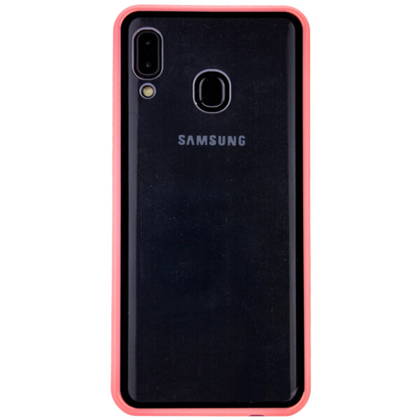 

Прозрачный TPU+PC чехол Epic с цветным бампером для Samsung Galaxy A20 / A30