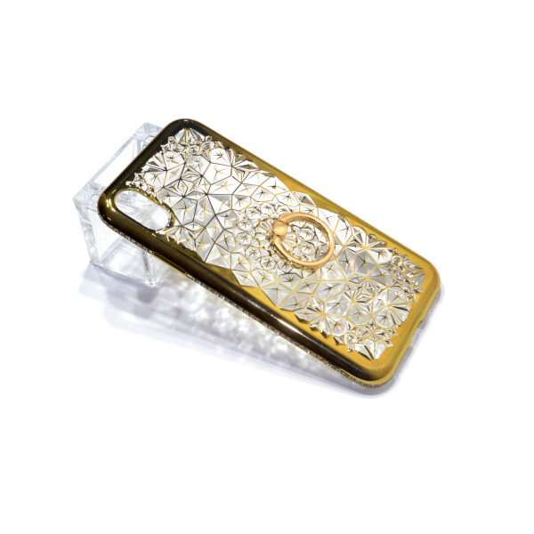

Чехол для Apple Iphone X Кольцо Gold