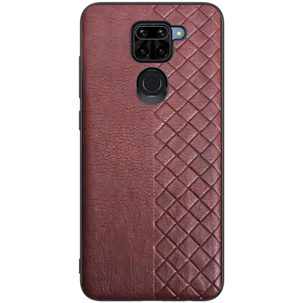 

Кожаная накладка WeaveSide (PU) для Xiaomi Redmi Note 9 / Redmi 10X