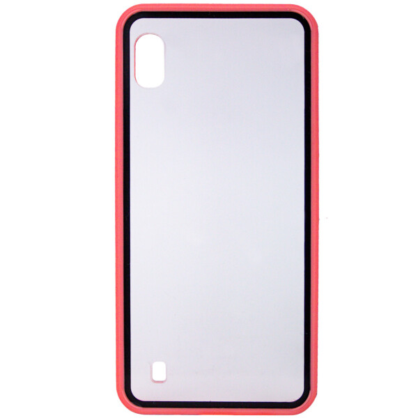 

Прозрачный TPU+PC чехол Epic с цветным бампером для Samsung Galaxy A10 (A105F)