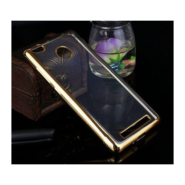 

Прозрачный силиконовый чехол для Xiaomi Redmi 3 Pro / Redmi 3s с глянцевой окантовкой