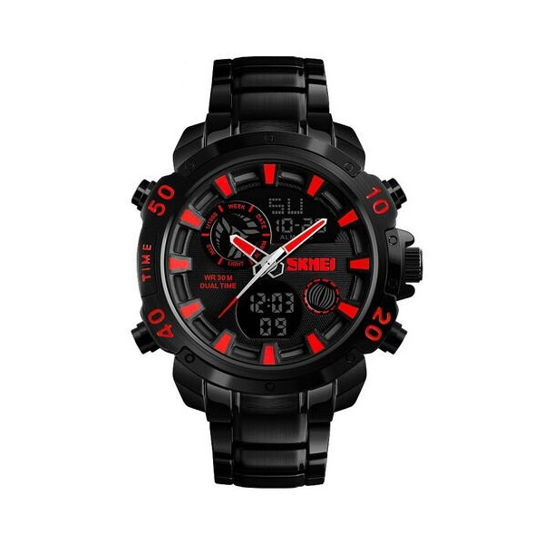 

Часы Skmei 1306 Steel Black-Red