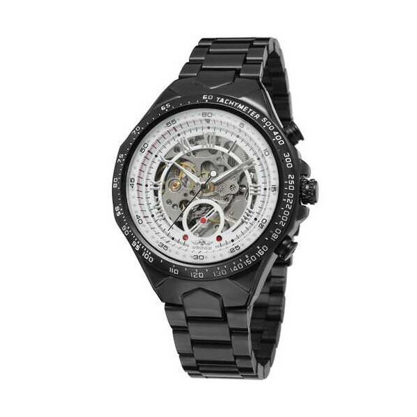 

Часы Winner 8067 Black-White Red Cristal