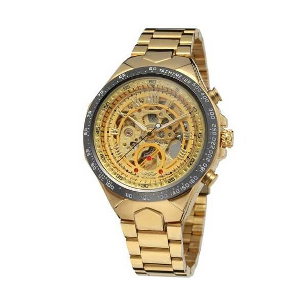 

Часы Winner 8067 Gold-Black-Gold Red Cristal