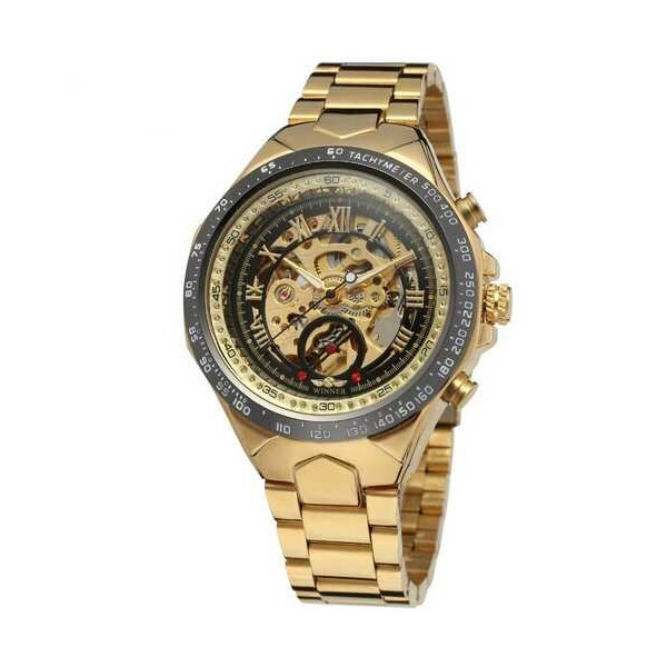 

Часы Winner 8067 Gold-Black-Black Red Cristal