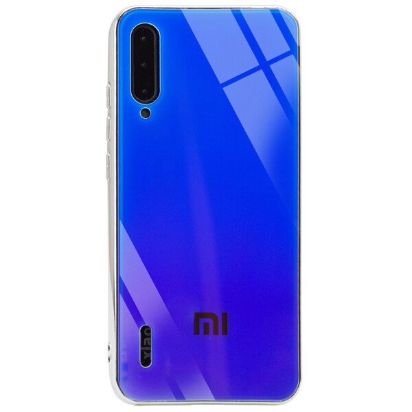 

TPU+Glass чехол Gradient Rainbow с лого для Xiaomi Mi A3 (CC9e)