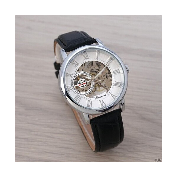 

Часы Forsining 8099 Black-Silver-White