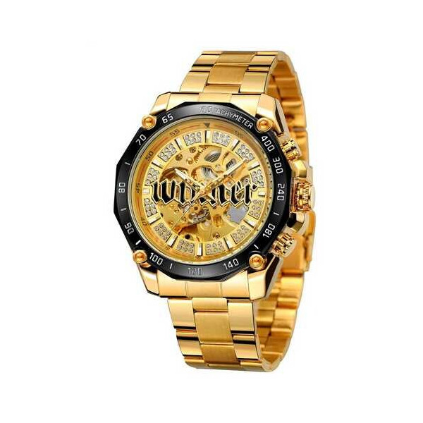 

Часы Winner 8186 Big Diamonds Gold