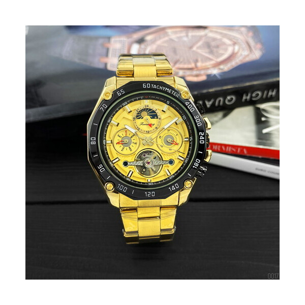 

Часы Forsining 6913 Gold-Black-Gold