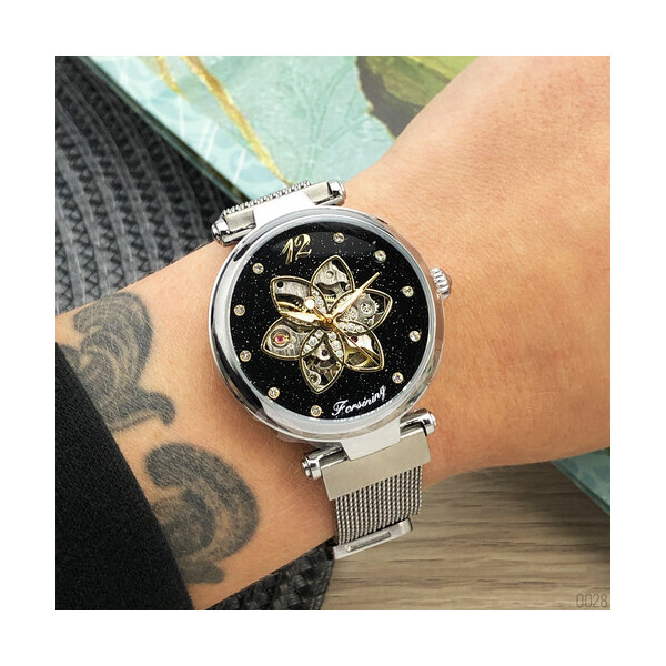 

Часы Forsining 1171 Silver-Black