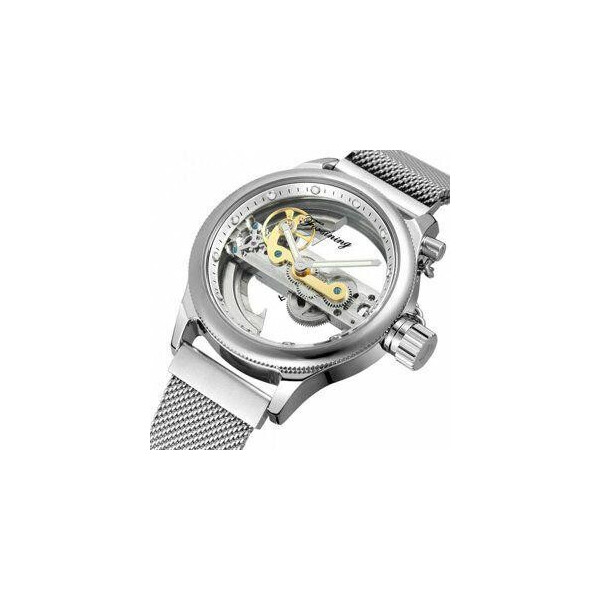 

Часы Forsining 019 All Silver Diamonds