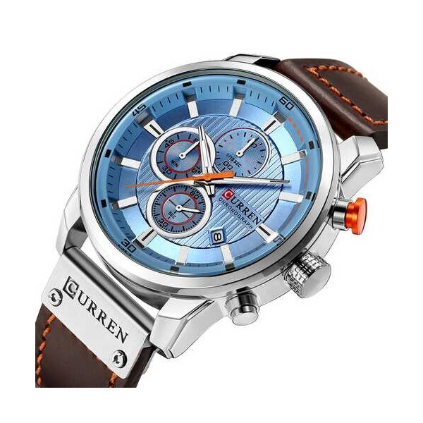 

Часы Curren 8291 Silver-Blue