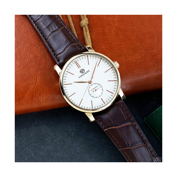 

Часы Forsining 1164 Gold-White-Brown