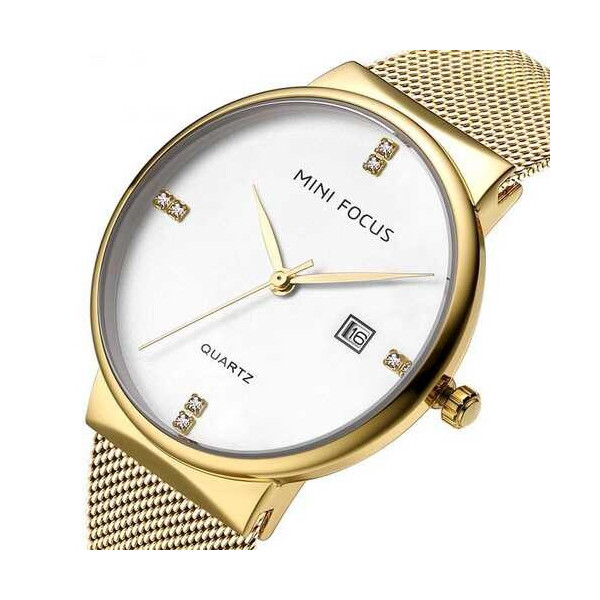 

Часы Mini Focus MF0181G.03 Gold-White