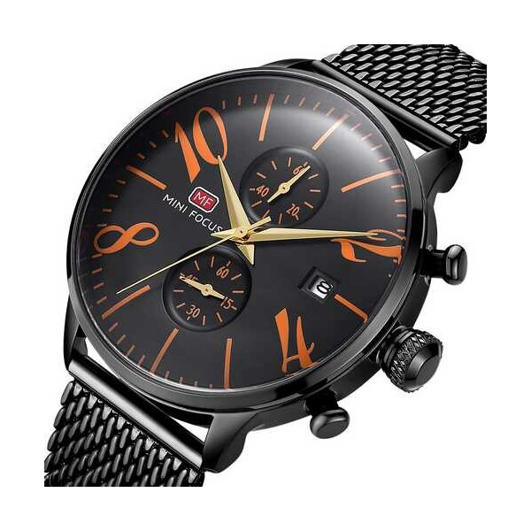 

Часы Mini Focus MF0135G.08 Black-Orange