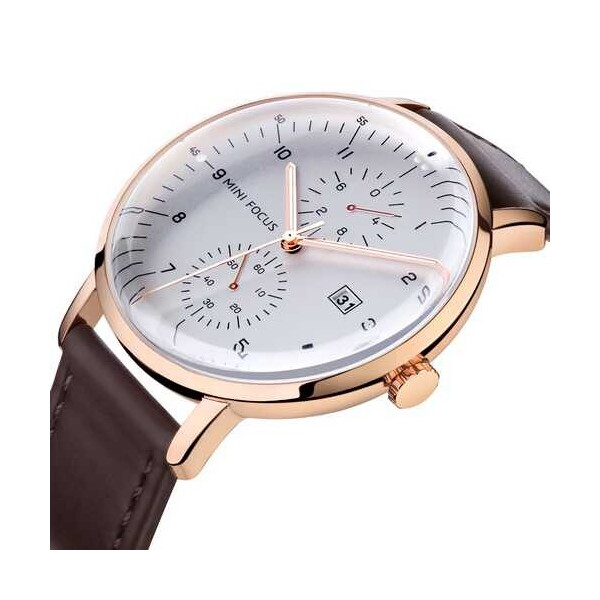 Часы Mini Focus MF0052G.02 Brown-Cuprum-White