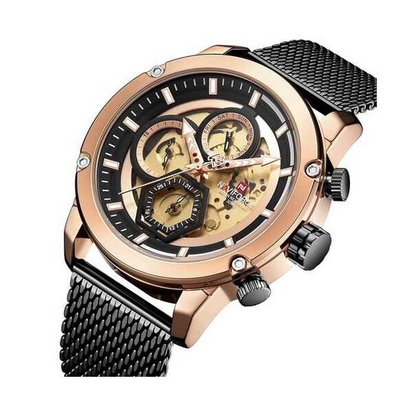 

Часы Naviforce NF9167 Black-Cuprum