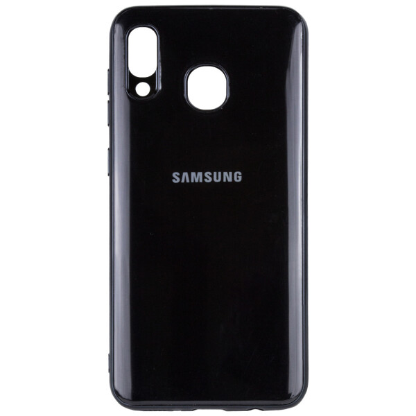 

TPU чехол GLOSSY LOGO для Samsung Galaxy A20 / A30