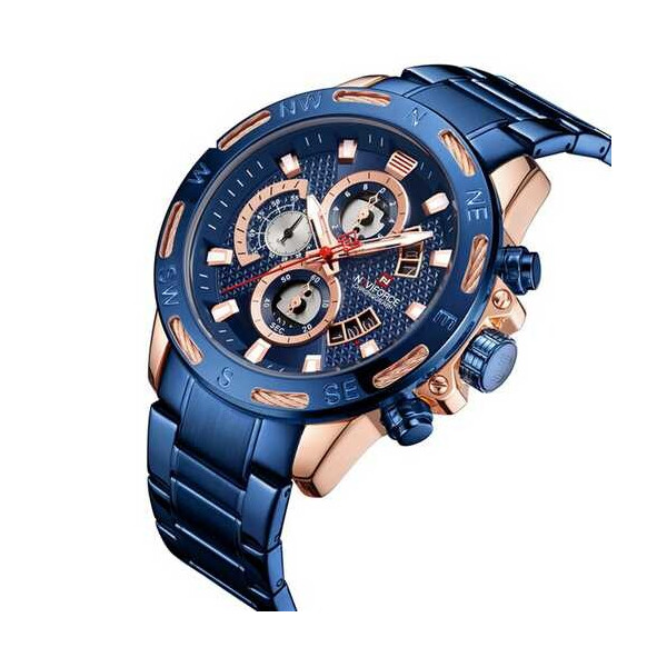 

Часы Naviforce NF9165 Blue-Cuprum