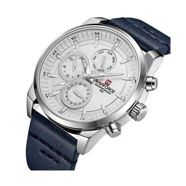 

Часы Naviforce NF9148 Blue-Silver-White