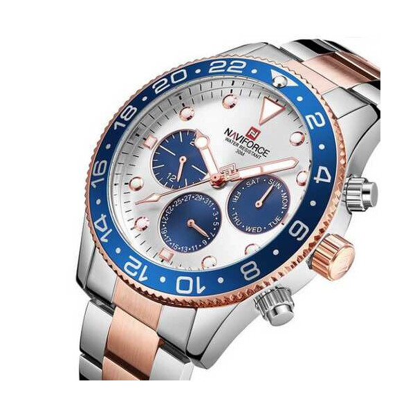 

Часы Naviforce NF9147 Silver-Cuprum-Blue