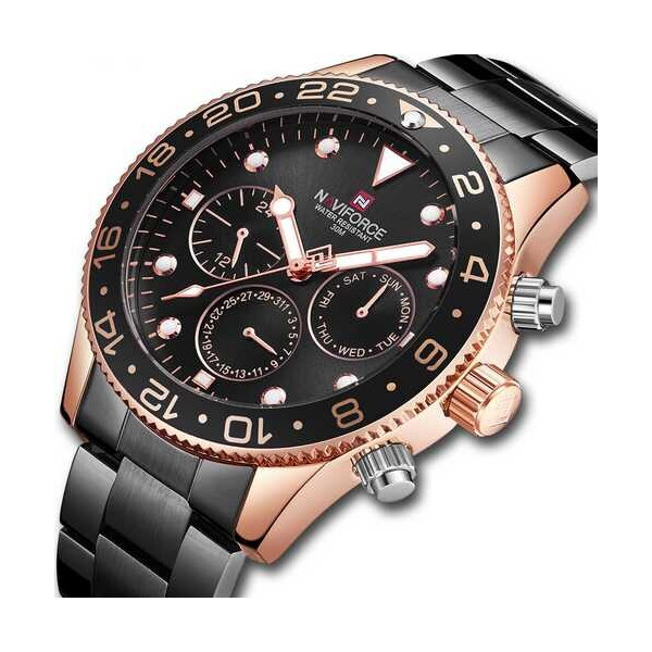 

Часы Naviforce NF9147 Black-Cuprum