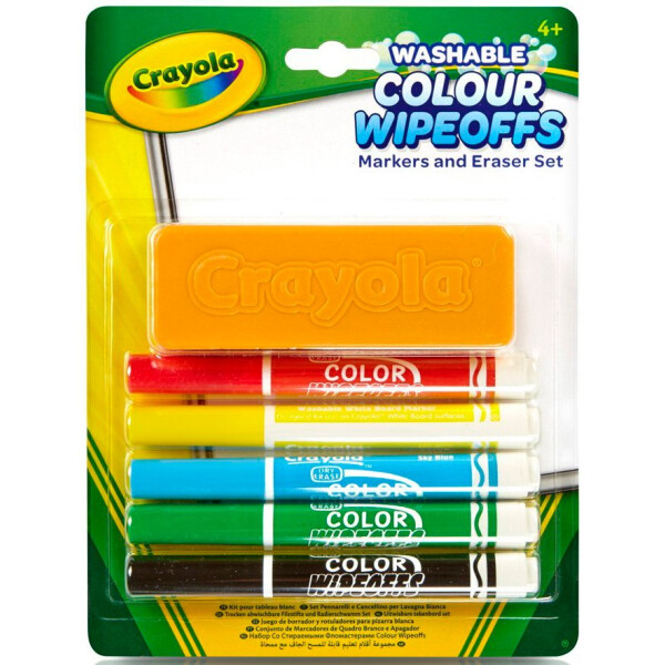 

Фломастеры Crayola для письма на доске с губкой (98-9302)