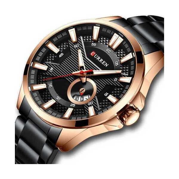 

Часы Curren 8372 Black-Cuprum