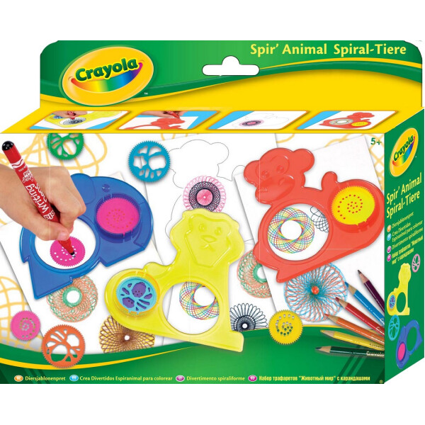 

Спирали, набор для творчества с карандашами и трафаретами, Crayola (5452)