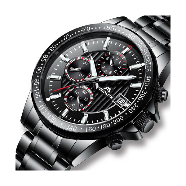 

Часы Megalith 8033M Black-Silver