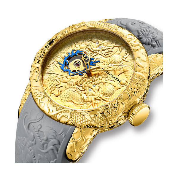 

Часы Megalith 8041M Gold-Gray Dragon Sculpture