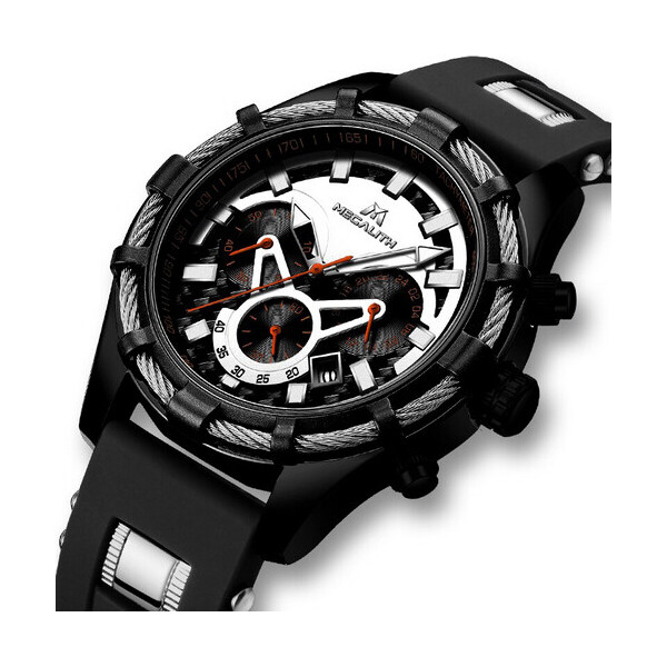

Часы Megalith 8042M Black-Silver
