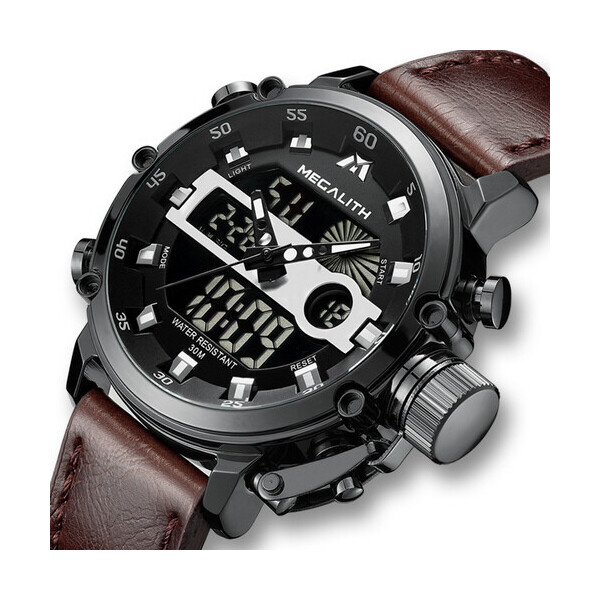 

Часы Megalith 8051M Brown-Black-Dark Gray