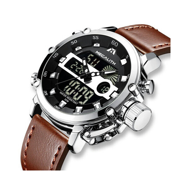 

Часы Megalith 8051M Brown-Silver-Black