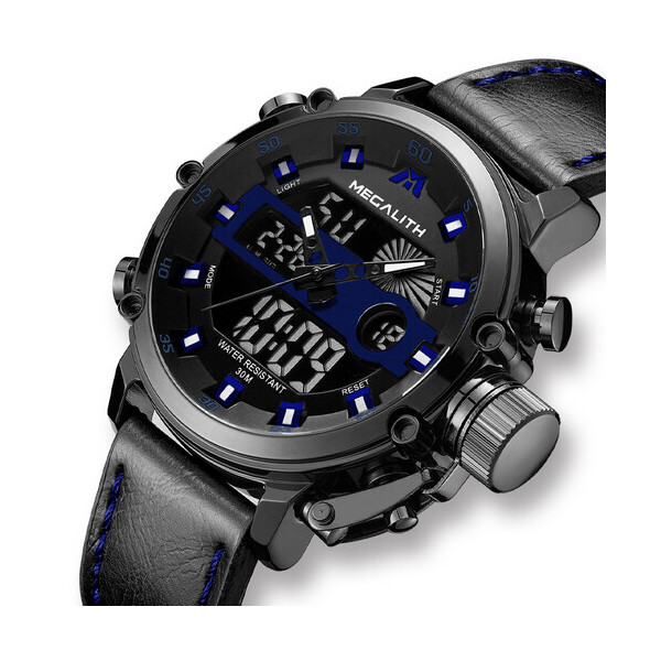 

Часы Megalith 8051M Black-Dark Gray-Blue