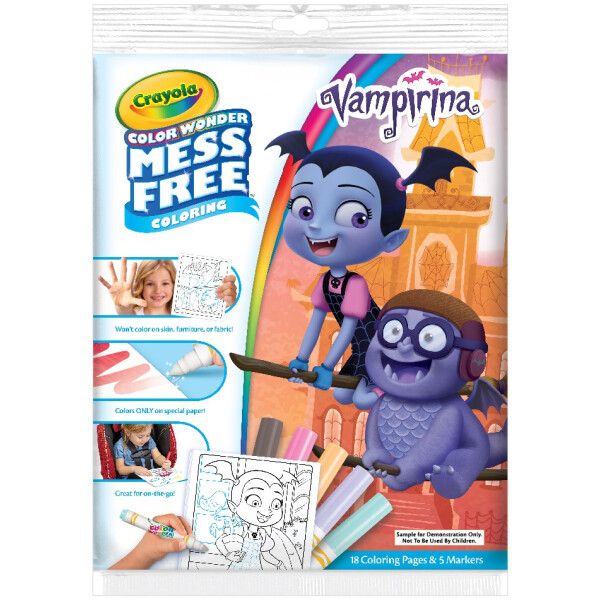 

Раскраска Crayola Color Wonder Вампирина с фломастерами Вампирина (75-2396)