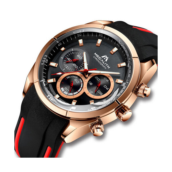 

Часы Megalith 8049M Black-Cuprum-Red