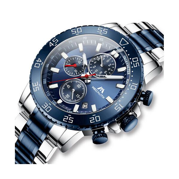 

Часы Megalith 8087M Silver-Blue