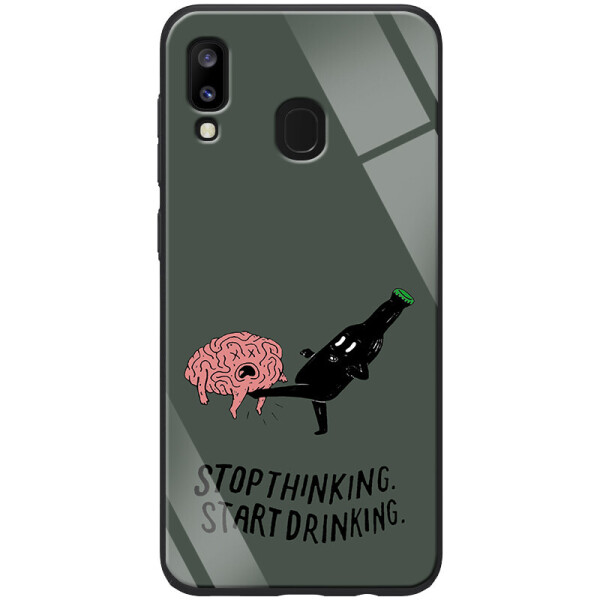 

TPU+Glass чехол ForFun для Samsung Galaxy A20 / A30