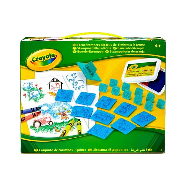 

Набор для творчества Crayola Ферма с карандашами и штампами (04-2019)