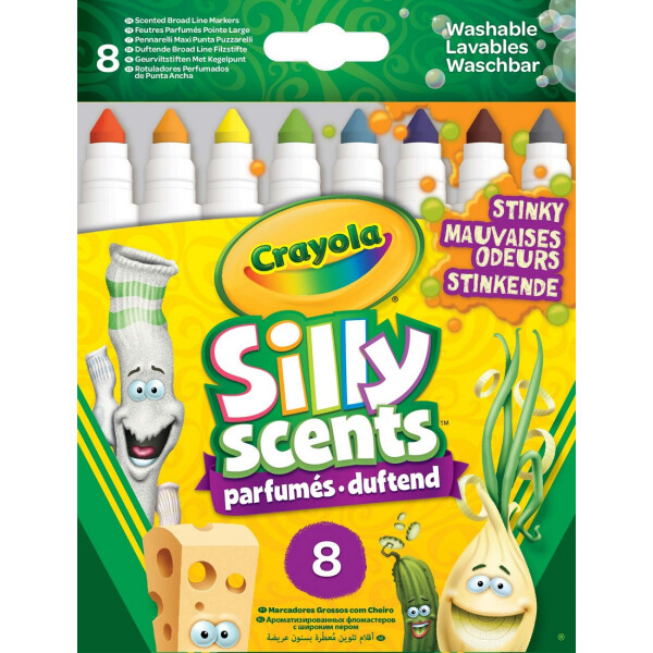 

Ароматизированные фломастеры Crayola Silly Scents 8 шт (58-8267)