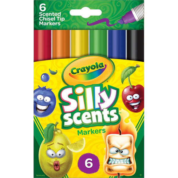 

Ароматизированные фломастеры Crayola Silly Scents 6 шт (58-8197)