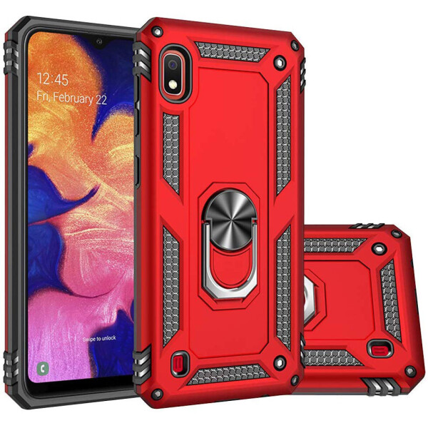 

Ударопрочный чехол Serge Ring магнитный держатель для Samsung Galaxy A10 (A105F)